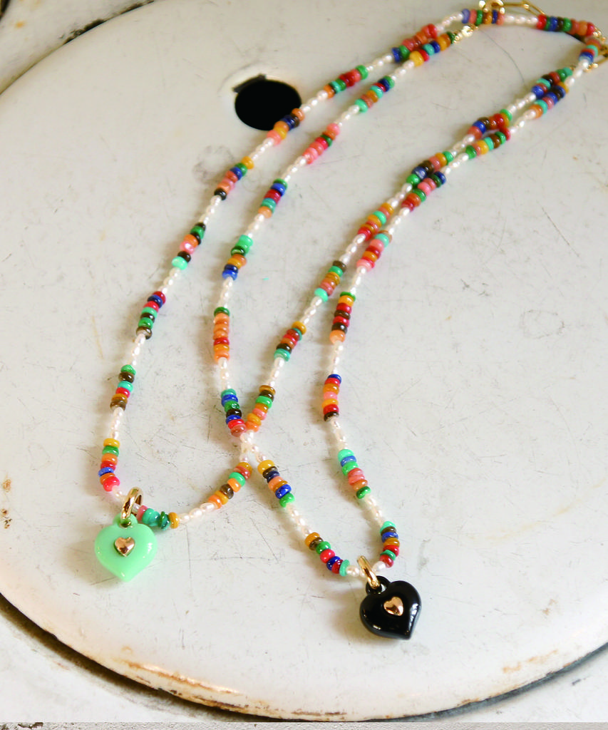 Treaju Vivi Color Mix Pearl Necklace