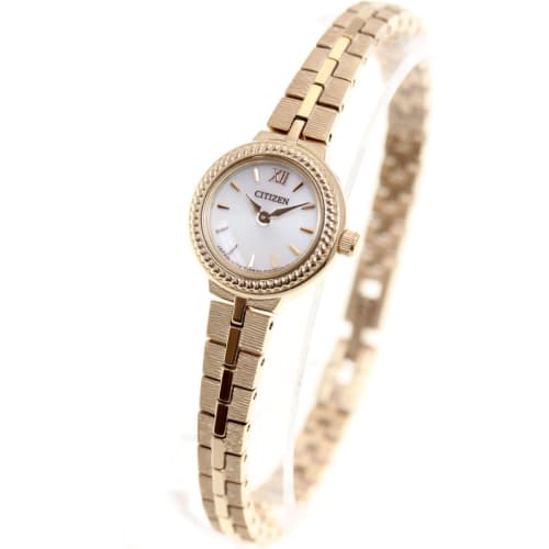 

Citizen Kii: Eco-Drive Solar Watch for Women with Round Metal Bracelet, EG2984-59A