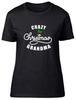 Crazy Christmas Grandma Fitted Womens Ladies T Shirt