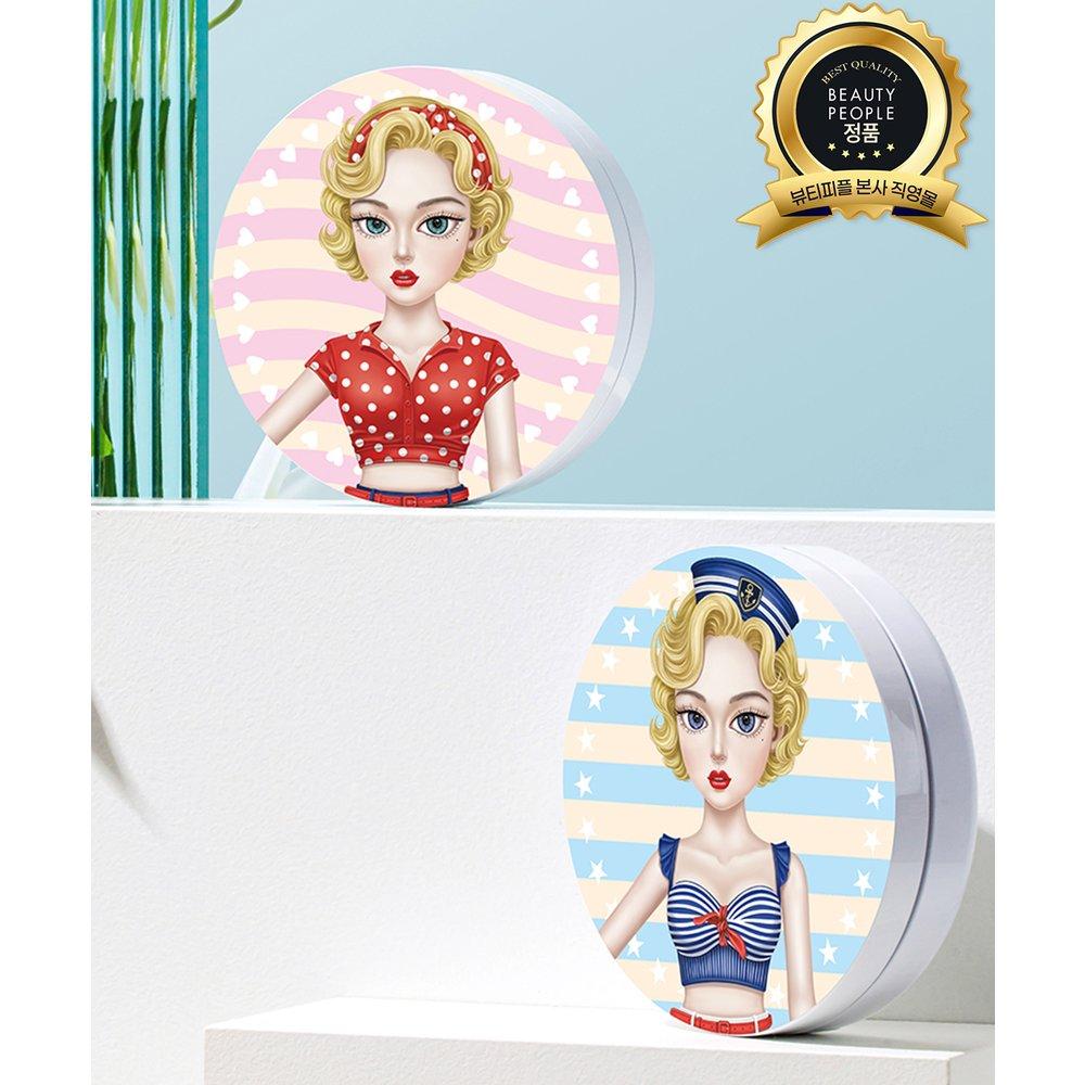 BEAUTY PEOPLE Iron Wall Girl Sun Cushion Marine Girl Family Sun Cushion 25g