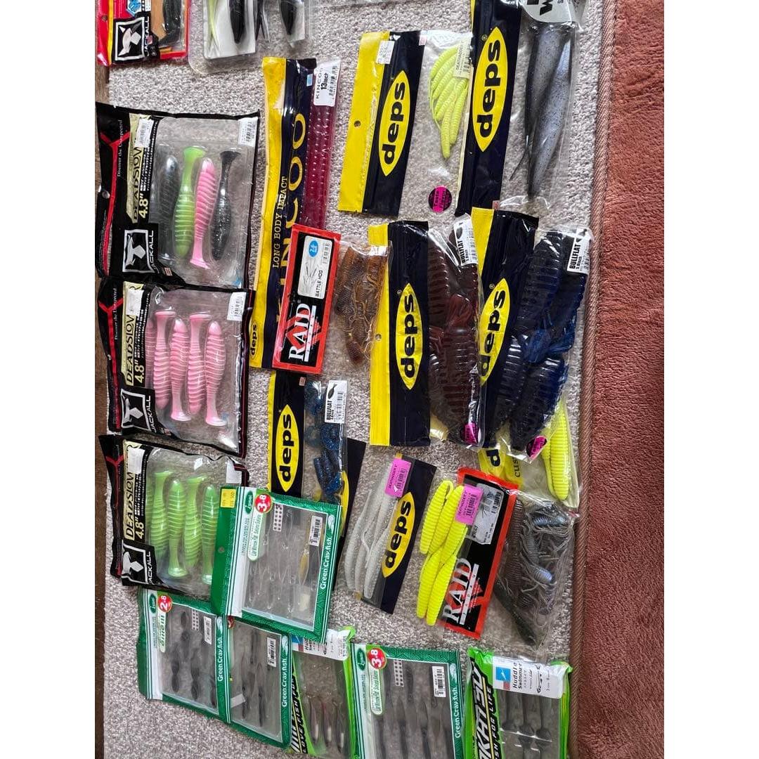 Used Bass fishing/lure/worm/bulk sale/retirement set/jackal/deps/imakatsu