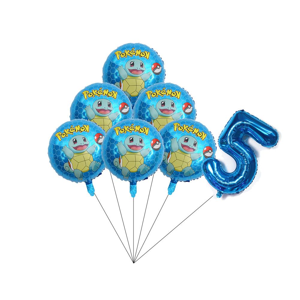 

Pokemon 3D Aluminum Foil Balloon Birthday Decoration Paikachu Character Aluminum Balloon Set Baby Shower Birthday Party Gift