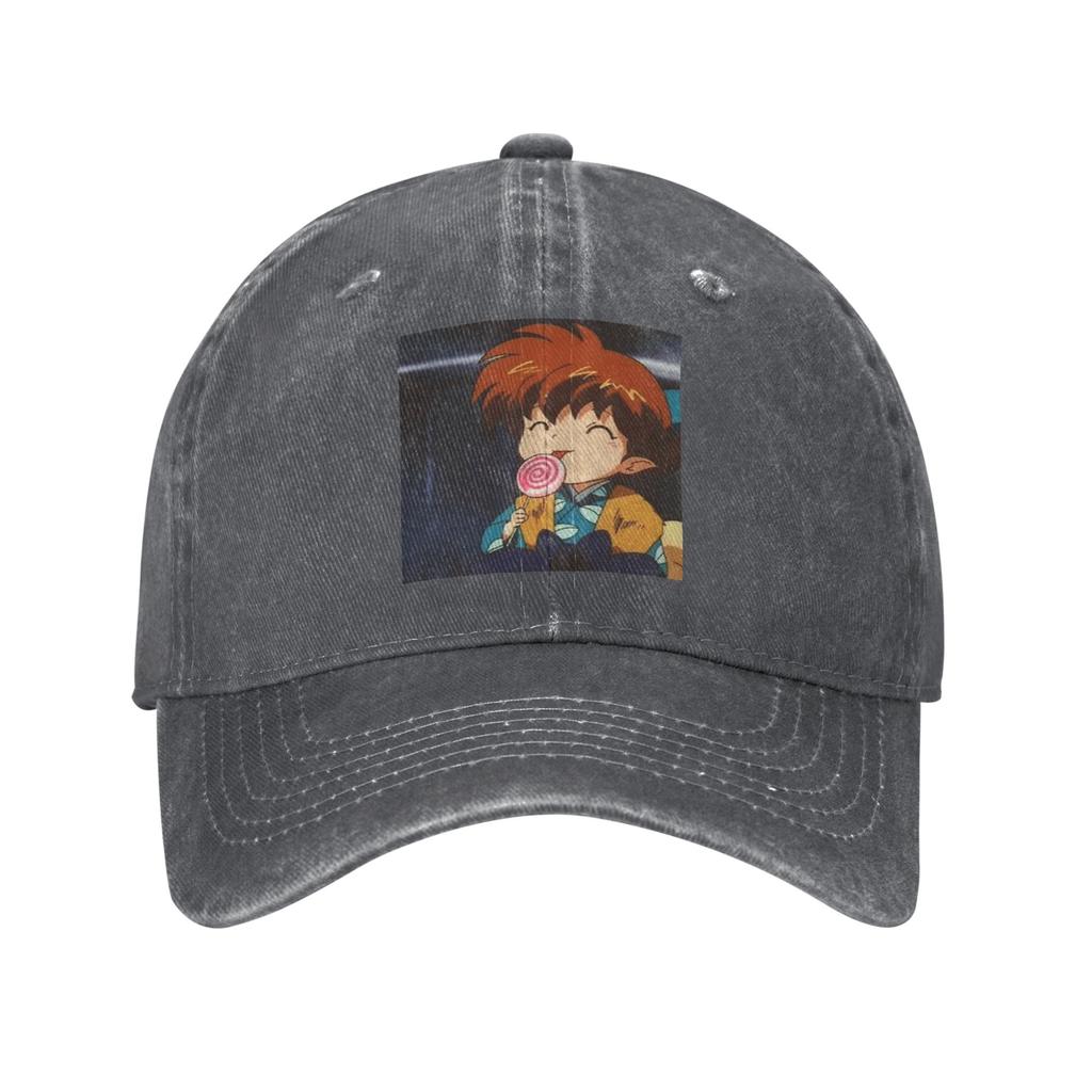 Anime Inuyasha Shippo Jeansstoff Kappe Lässige Baseballkappen Verstellbare Mütze Sommer Unisex Baseballkappen