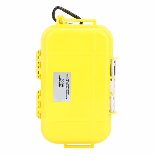 VGEBY Waterproof Case, Small Item Toolbox, Waterproof Hard Case with Rubber Mat, Impact and Abrasion Resistant, Pressure Valve, Waterproof Sealed Box,