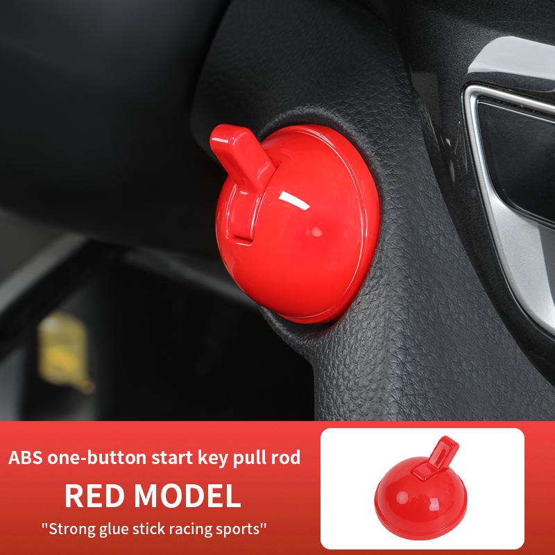 Car Starter Button Cover Start Stop Button Cover Protector Car Start Decals Car Start Button Cover Sticker Car Interior Decor