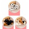 Weiche Stoff Taschentuchbox Halter Etui Cartoon Hund Papierbehälter Plüsch Taschentuchspenderbox Niedliches Serviettenhalter Etui