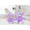 1 Stück 35 cm Niedliche Lila Bär Plüschtiere Gefüllte Niedliche Tiere Teddybär Puppen für Klassenkameraden Kinder Geburtstagsgeschenke