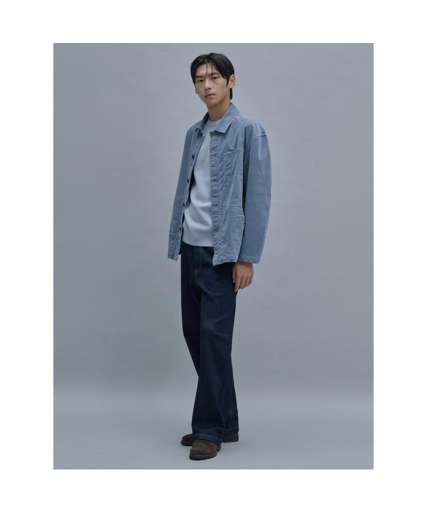 Shift.G Relaxed Cotton Coverall Sky Blue