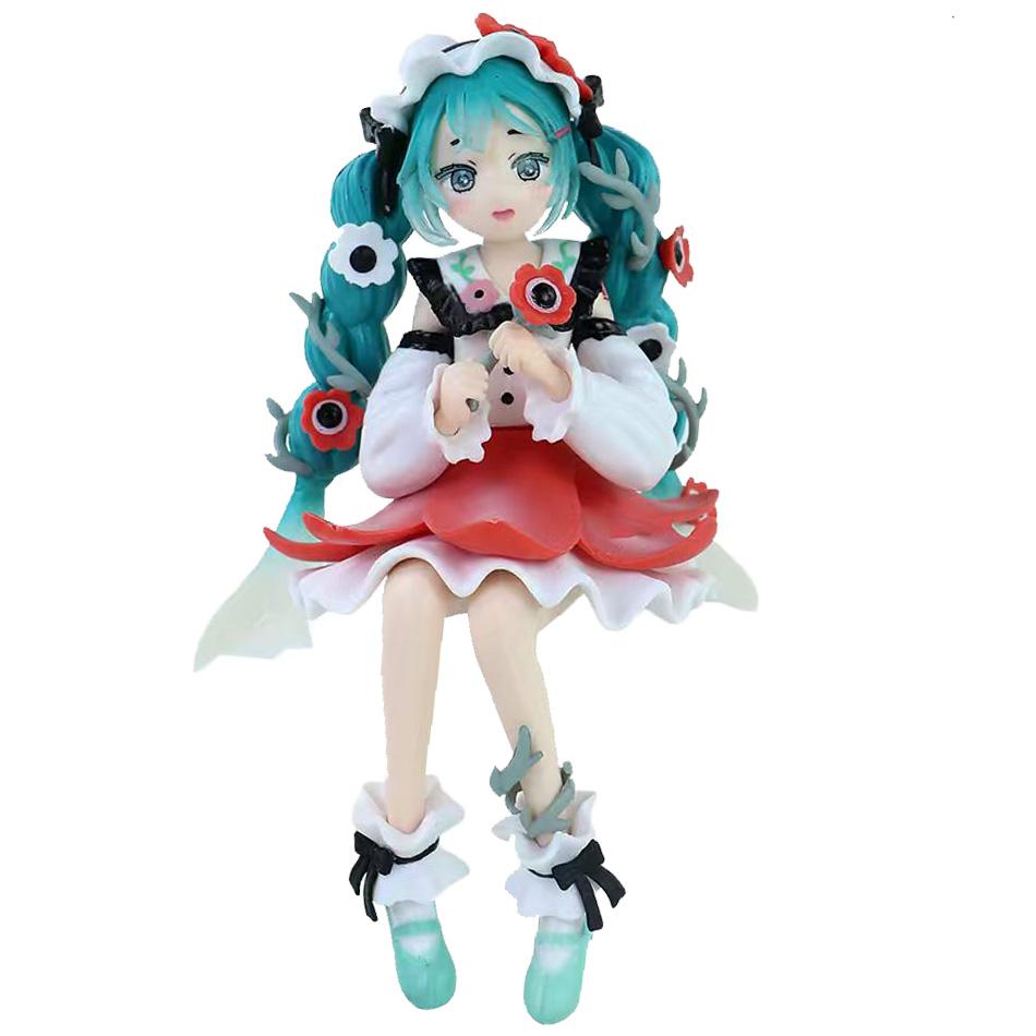 Miku Hatsune Figure Anime Girl Model Desktop Decor Collectible Doll Gift For Fans Future Vocaloid Statue Japanese Cute Kawaii Otaku