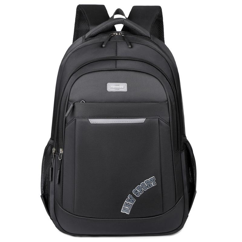 Reflective strip backpack men's commuter backpack men's high-end fashion trend large-capacity schoolbag dirt-resistant