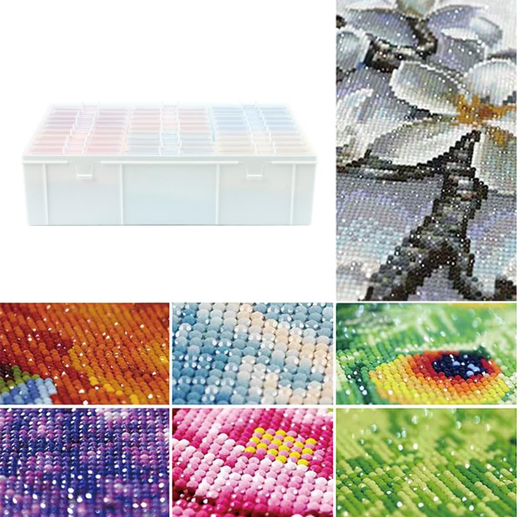 30pcs Diamond Art Storage Containers with Lids Diamond Art Storage Containers Trays for 5D Art Beads Storage
