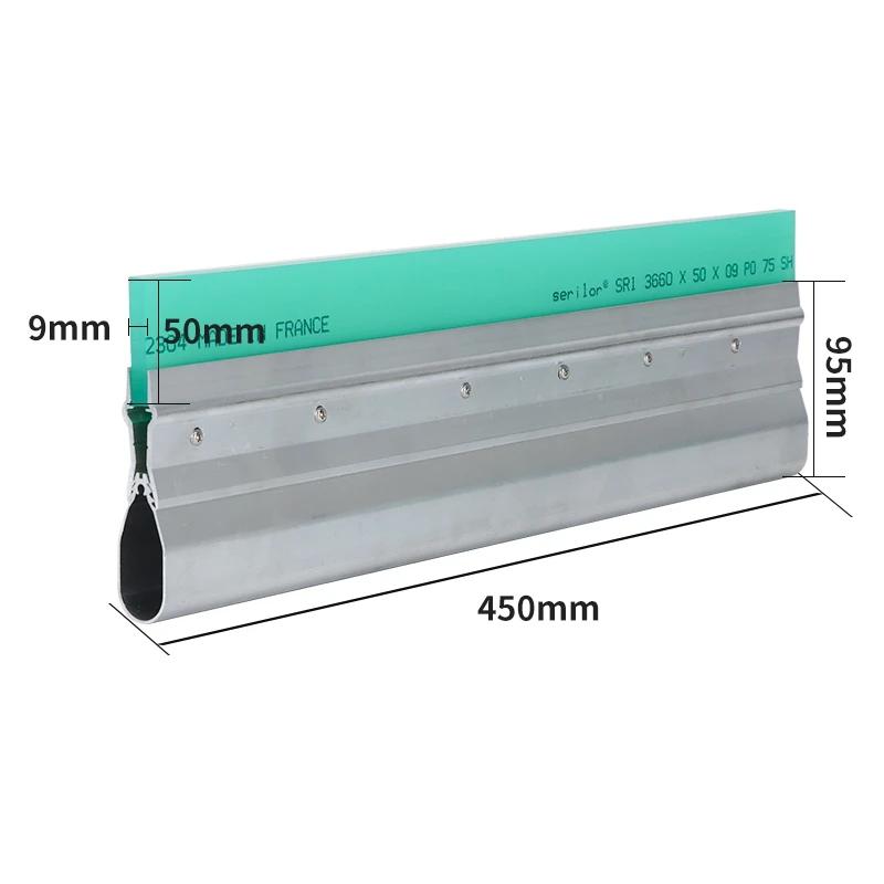 

10-50 см алюминиевый ракель для трафаретной печати твердость 75 скребок для чернил для шелкографии ручка доска шпатели части инструмента