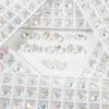 20Pcs Pointed Bottom Nail Rhinestones Diamond Nail Charms 3D Crystal Gems Jewelry DIY Manicures Nail Decorations