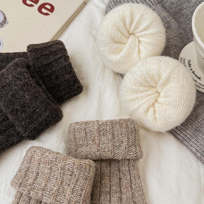 Socks Medium Tube Socks Thick Needle Thickened Wool Socks Classic Retro Color Warm Stacking Socks