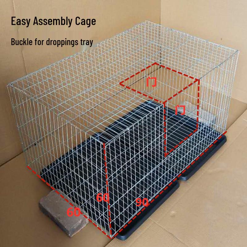 Large Outdoor/Indoor Cage for Rabbits, Chickens, and Pigeons - Model 862VxSFvH7