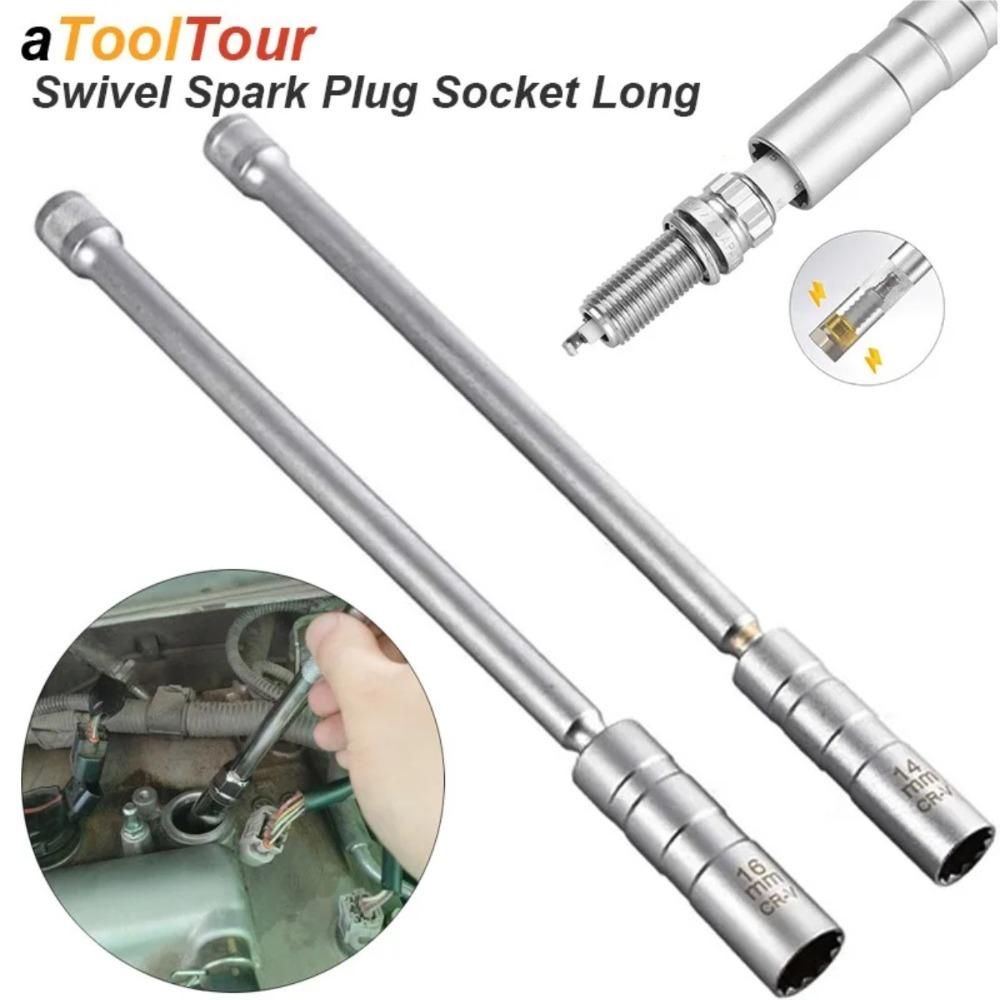 14/16mm spark plug socket wrench magnetic 12 angle spark plug disassembly tool thin-walled 3/8 "drive socket automotive repair t