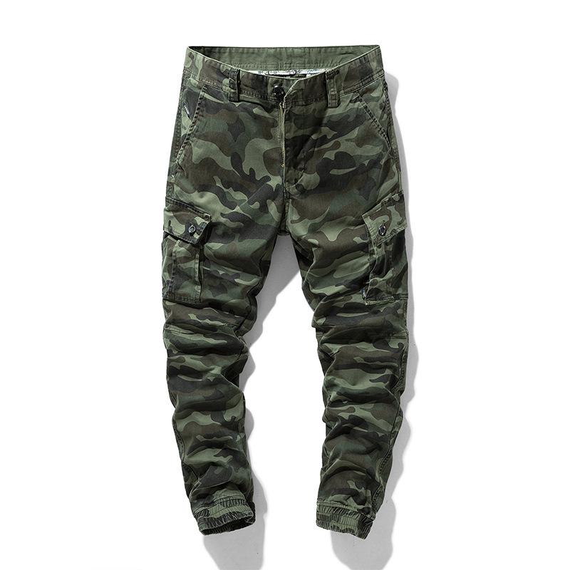 

Men s Retro Camouflage Slim Casual Sports Overalls 9011 34 червоний