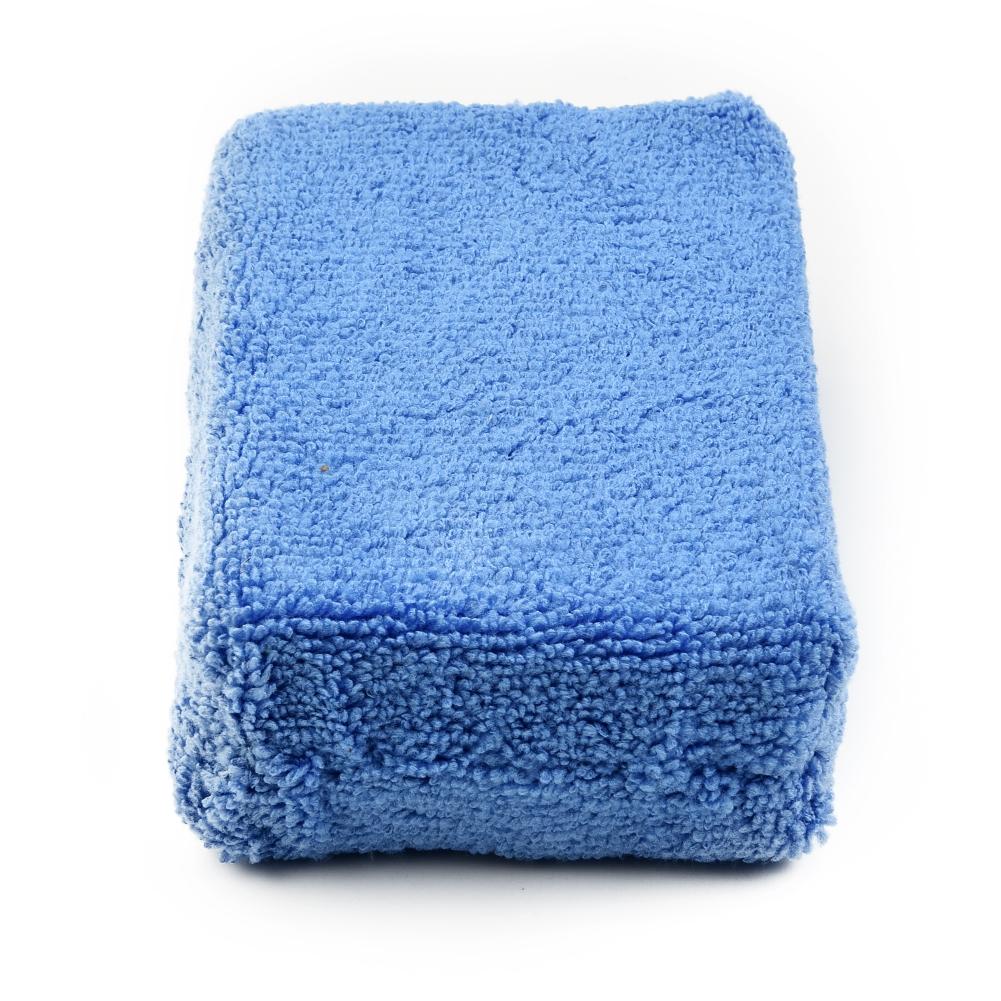 Sponge Microfiber Sponge Wash 12cm*8cm*3.5cm Applicator Blue