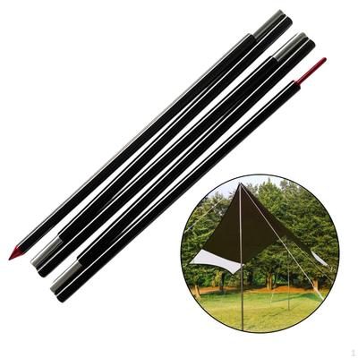 Tragbare Feste Zeltstangen 220cm Rucksackreisen Vordach Markise Zeltstange 5-teilig