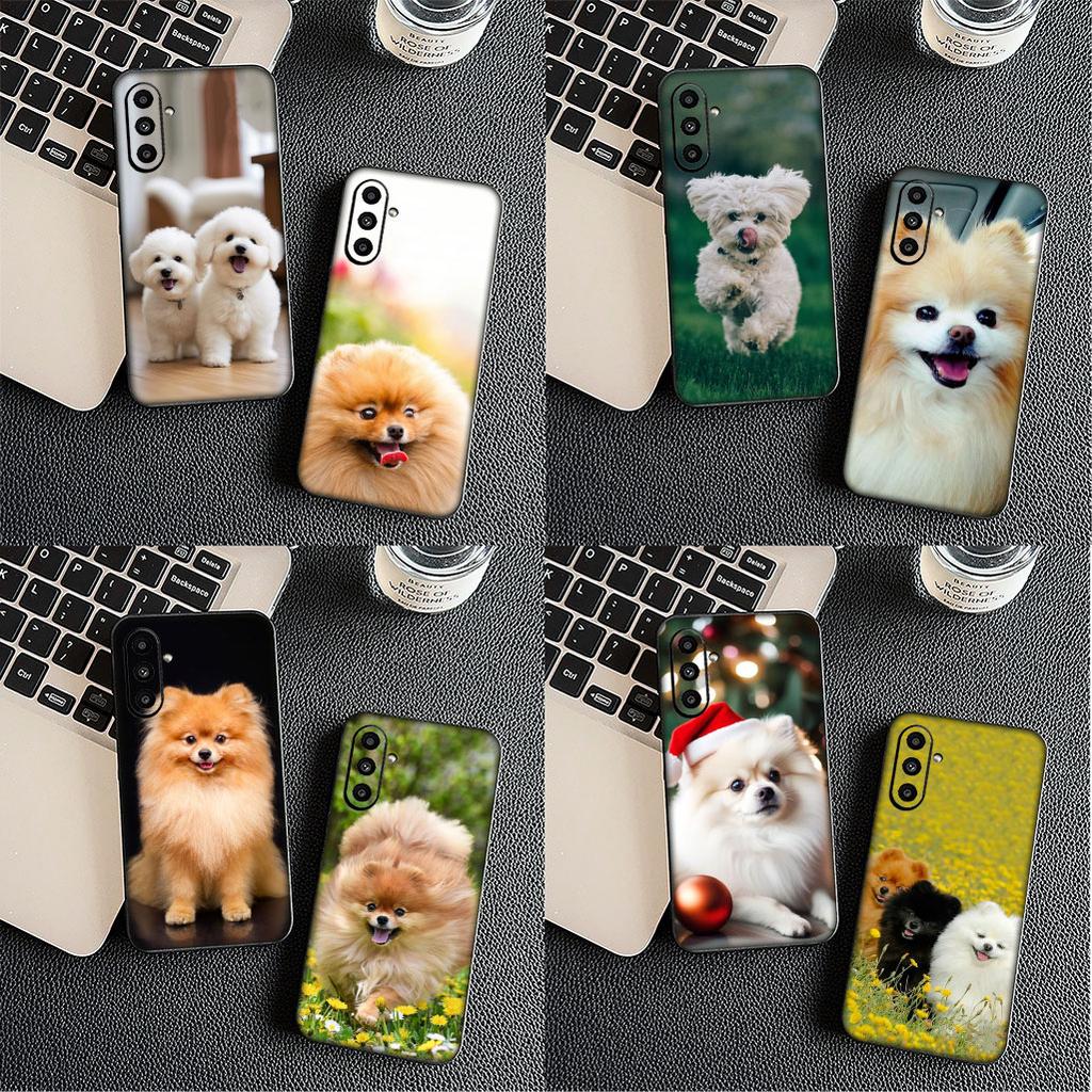 Cover for OPPO A40 A80 A60 A38 A79 A15 A16 A17 A18 A58 A78 A57 A53 A40M 4G 5G Phone Case Bichon Frise Pomeranian Poodle Dog
