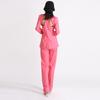 2025 Spring Women's Elegant Hollow Waist Suit: Jacket & High-Waisted Trousers