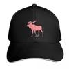 Red and White Moose Baseball Cap Golf Hat Unisex Party Hat Golf Wear New In Hat Womens Unisexs