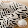80x60cm Pet Sofa Bed Super Soft Plush Mat with Neck Pillow Machine Washable Pad for Small Dog Cats Indoor Outdoor Travel Use