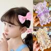 10Pcs/Set Sweet Baby Hair Clips Cute Flower Bow Girls Hairpins Lovely Bowknot Barrettes Headwear Kids Hair Accessories