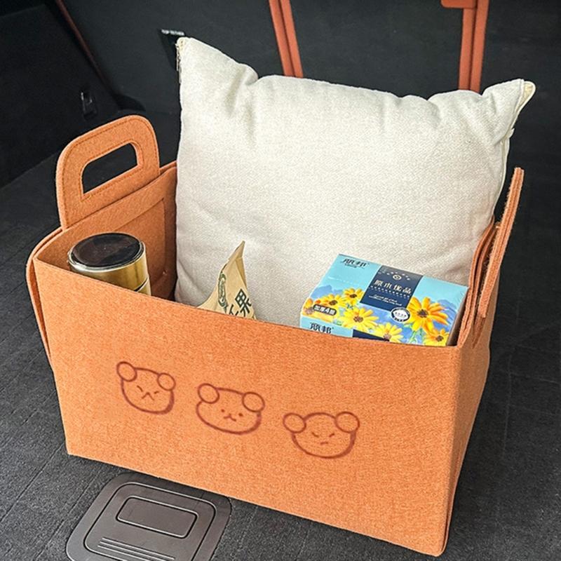 Foldable Car Home Storage Box with Sufficient Space Detachable Organizers Box