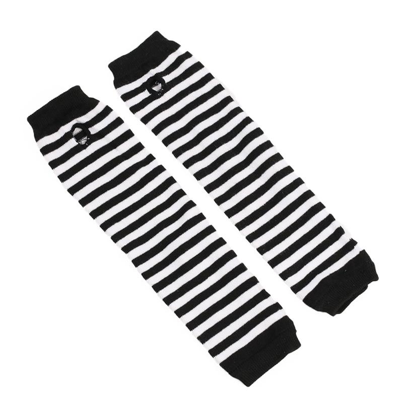 Ins Spring Summer Sports Long Fire Ninja Knitted Gloves Emo Women'S Sleeves Y2K
