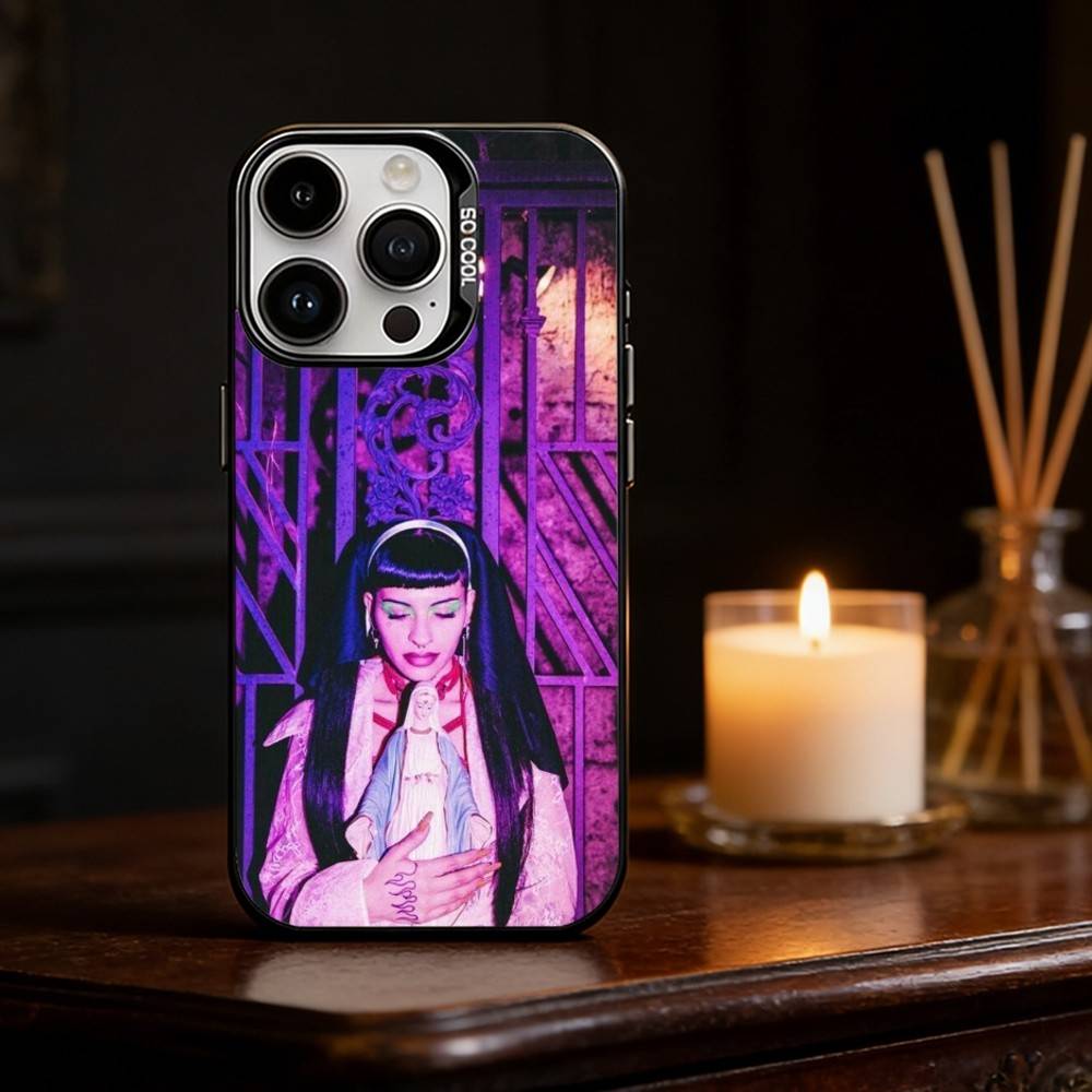 Rapper C-Cazzu Singer Phone Case For iPhone 17,16,15,14,13,12,11,Pro Max,Plus Candy Silver Cover