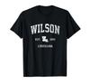 Wilson Louisiana LA Vintage Athletic Sport Design T-Shirt