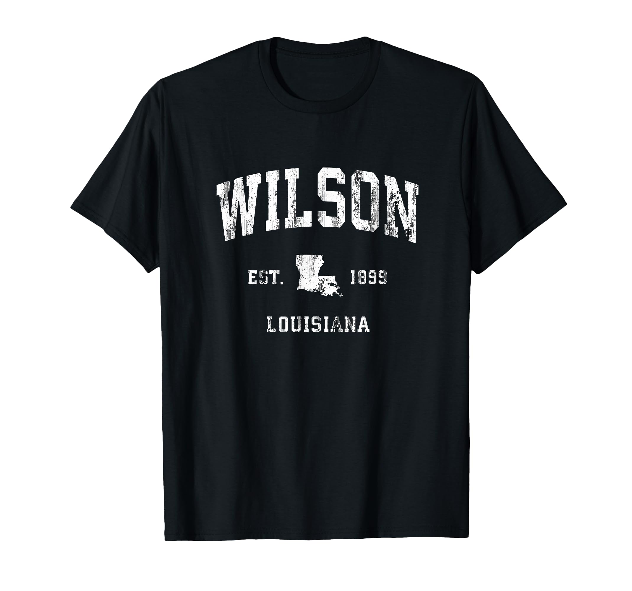

Wilson Louisiana LA Vintage Athletic Sport Design T-Shirt