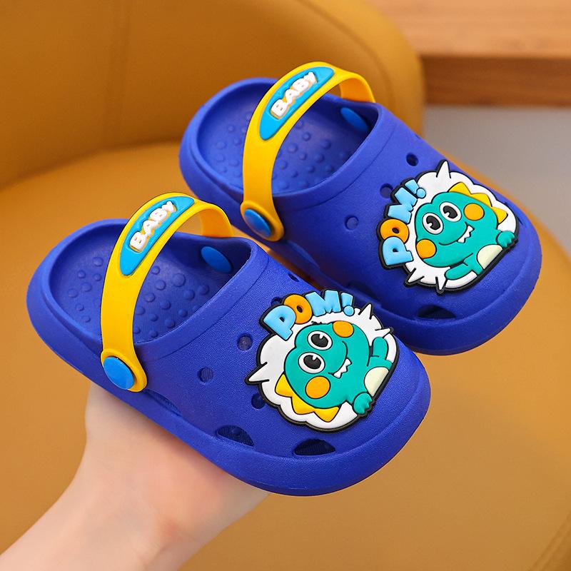 Cartoon Boy's Shoes, Indoor Soft-bottom Anti-slip Girls' Flip-flops