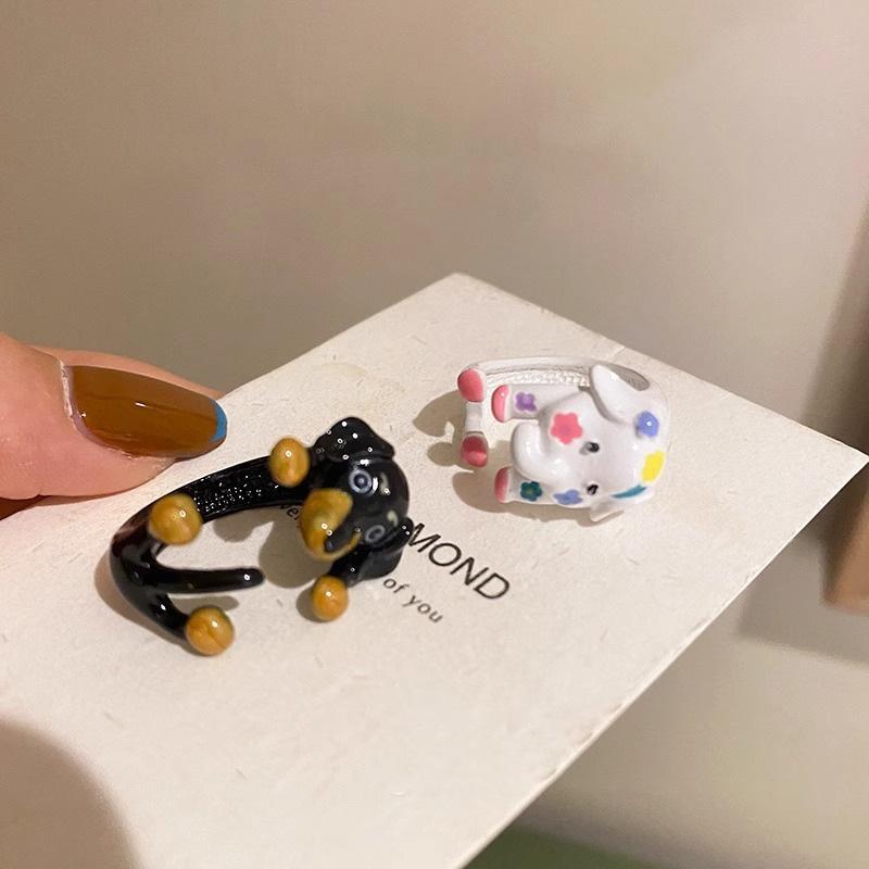 1pc Dog-Shaped Ring, Cute and Stylish Design Leads the Fashion Trend, Versatile and Easy to Wear, Suitable for Various Outfits