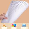 Printable Sticker Paper Glossy White 50 Sheets 8.5"x11" for Inkjet & Laser Printer, Dries Quickly Sticker Paper Self-Adhesive