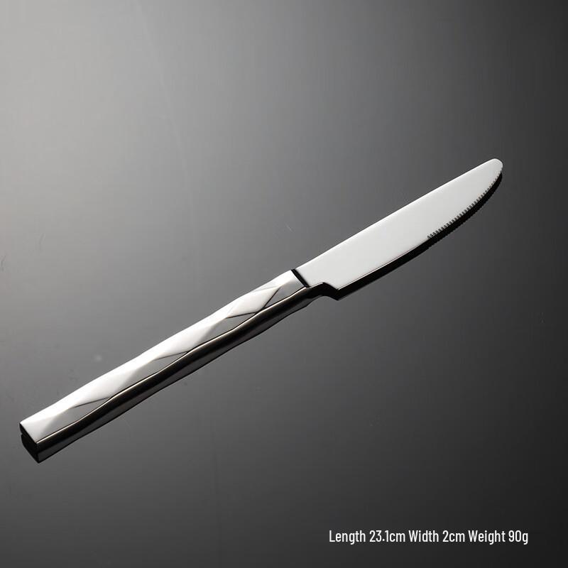 Qianxing Stainless Steel Chinese Style Diamond Pattern Tableware