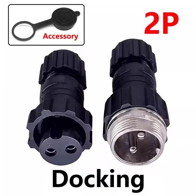 5/20Sets GX16 Aviation Connector M16 Waterproof Back Nut Docking Male&Female Plug And Socket 2/3/4pin 5pin 6pin 7pin 8pin 9pin