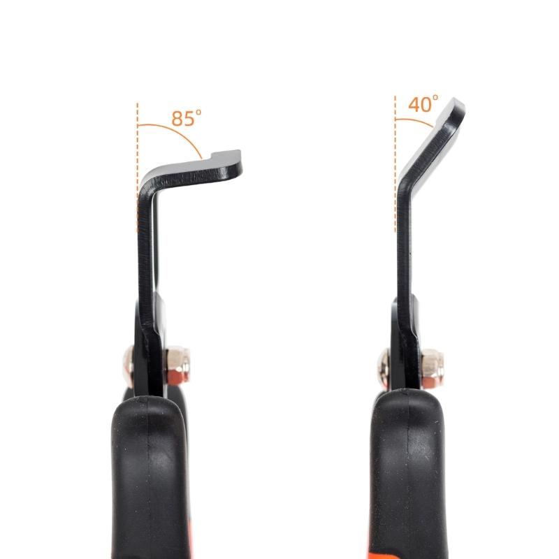 Schnellverschlüsse Automobil-Elektriksteckverbinder Zange zum Entfernen von EVAP-Kraftstoffleitungen 85-Grad-Winkel Legierung Trennwerkzeug