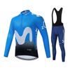 2026 Movistar Team Langærmede Cykeltrøjer Ropa Ciclismo Maillot Cykeltøj Åndbar Mtb Cykel Cykeltøj