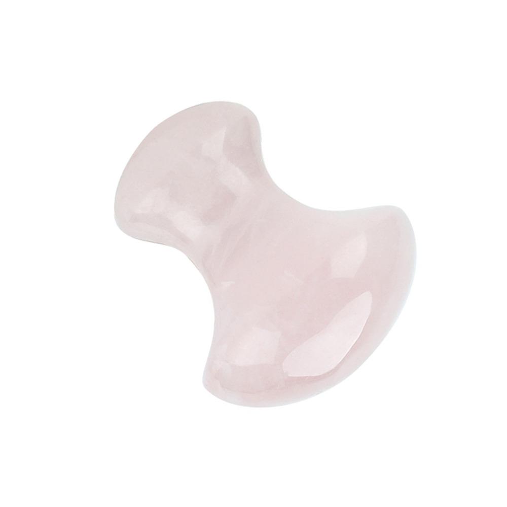 Pink Gua Sha Tool Crystal Face Massage Tool Massage Crystals Rose Quartz Massage Stone Beauty Spa