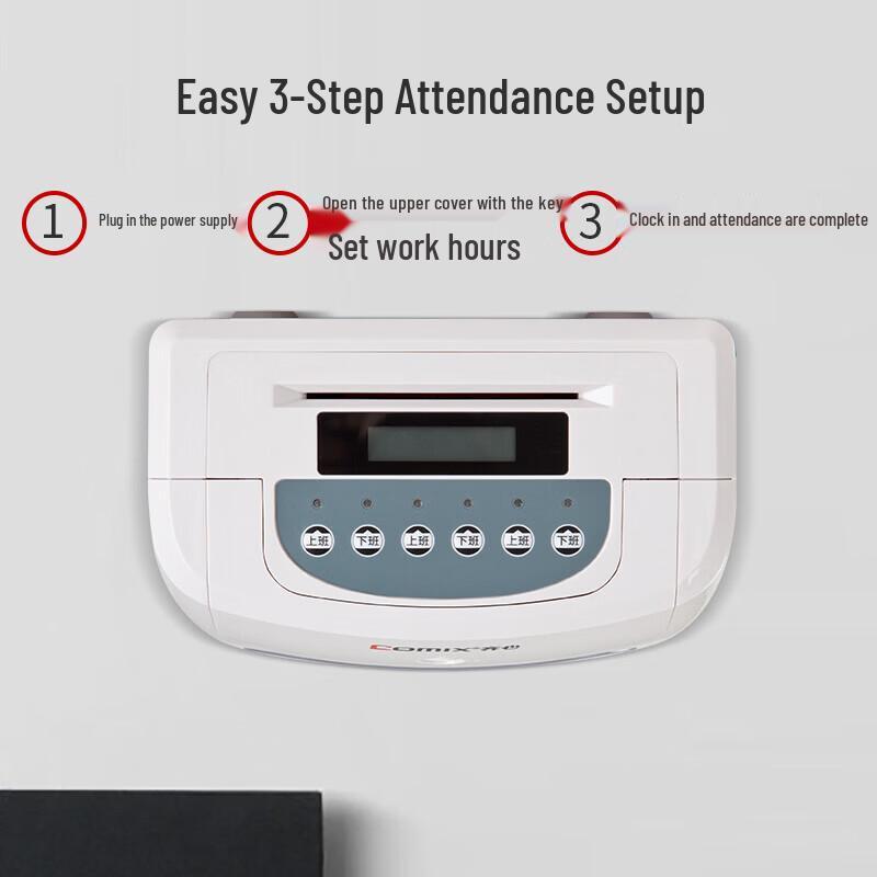 Qixin MT-620TS Paper Punch Attendance Machine
