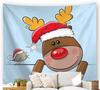 Cross-border Hanging Cloth Foreign Trade Amazon Christmas Printed Tapestry