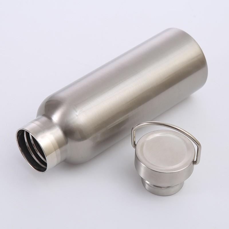 2025 Custom 350/500/600/750/1000ml Double Wall Stainless Steel Vacuum Flasks Thermos Water Bottle Easy to Carry Out