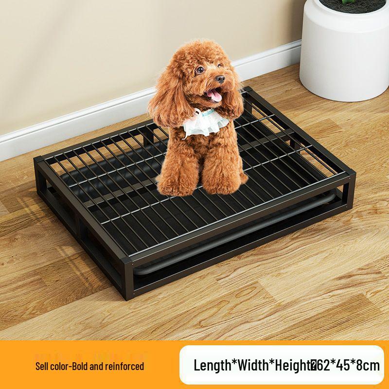 Extra-Large Stainless Steel Dog Urinal with Anti-Step-On Drawer for Medium and Large Breeds