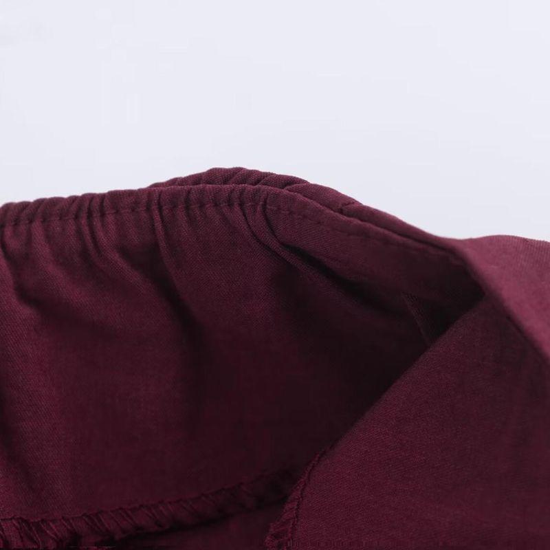 Kaslead New Arrival Women's Clothing Fashion Style Stylish Simple and Versatile Fastener Decoration Loose Pants