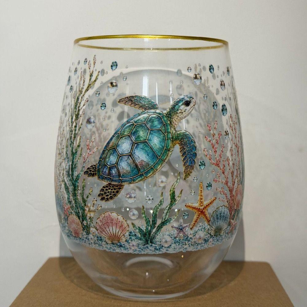 Flower Embossed Glass Cup Bee Clear Milk Cup Creative Glass Tea Cup Office