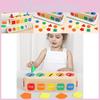 Wooden Shape Matching Color Classification Box Evil Child Puzzle Toy For Kids Ages 2 To 6