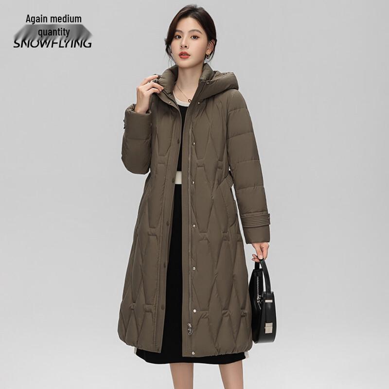XueZhongFei Women's Long Winter Down Jacket