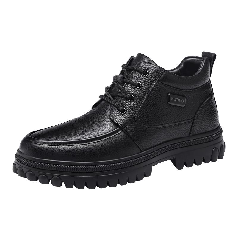 Red Dragonfly Men s Fleece-Lined High-Top Business Shoes 41
